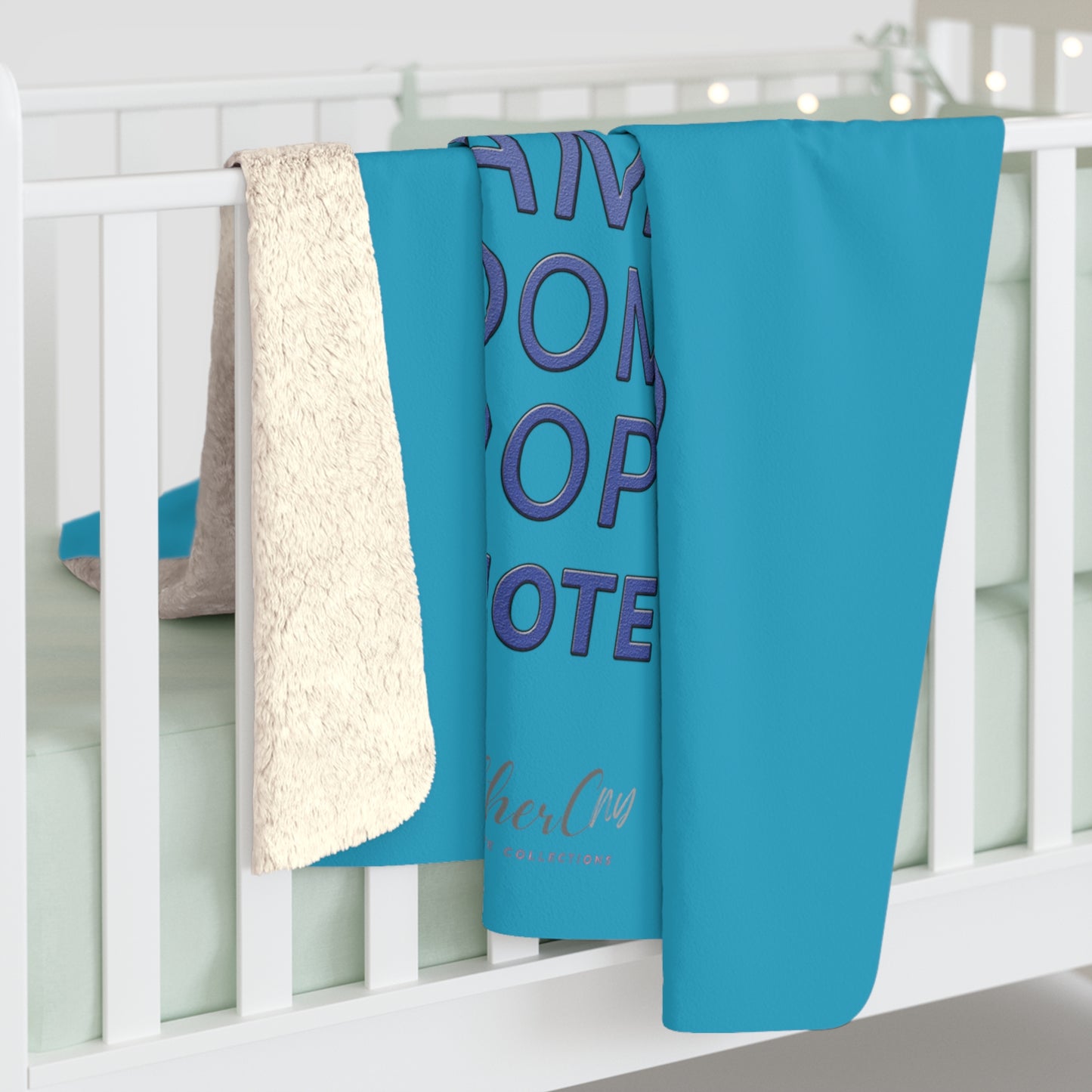 2 Timoteo 1:7 Sherpa Fleece Blanket