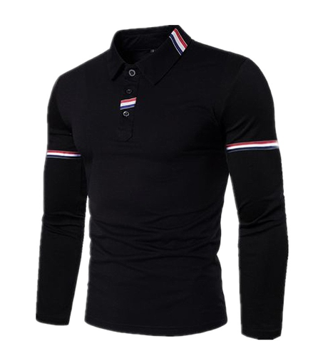 Tops casuales de manga larga para hombres