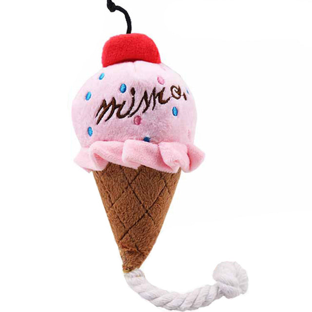 Juguetes interactivos para mascotas con helado