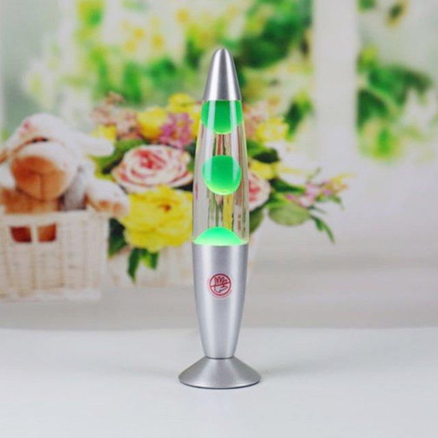 Luz nocturna de lava volcánica creativa