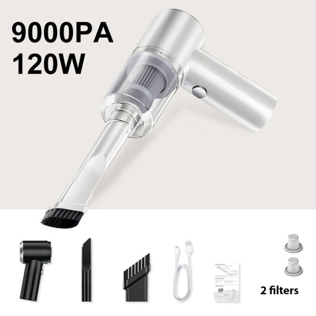 Aspiradora de coche con mini pistola