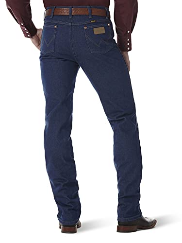 Wrangler Men's Cowboy Cut Slim Fit Jean, Prewashed Indigo, 35W x 30L