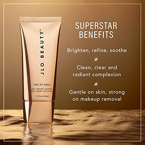 JLO BEAUTY Ese kit esencial de JLo | Incluye suero, limpiador, crema y SPF de amplio espectro, reafirma, ilumina, protege e hidrata suavemente la piel.