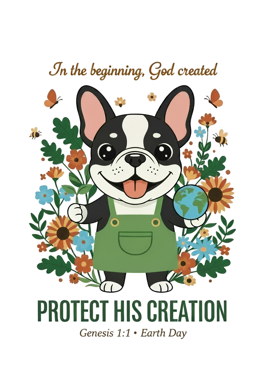 Frenchie Eco Hero — Protect His Creation