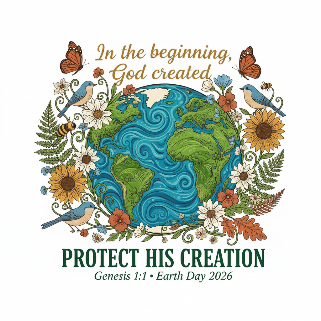 God's Creation - Christian Earth Day Design