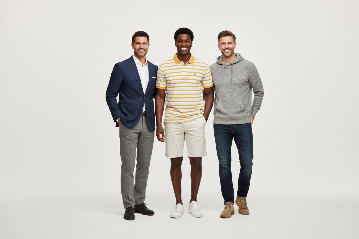 Men's Clothing Collection Banner