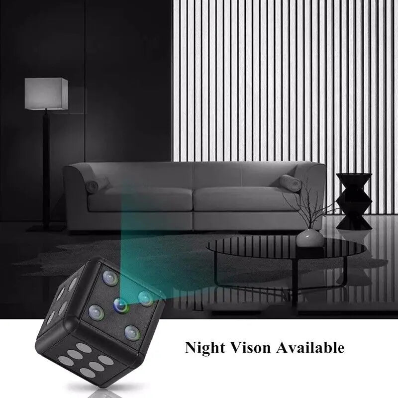 Mini Dice Camera Home Security Night Vision HD 1080P Motion Detection Nanny Cam