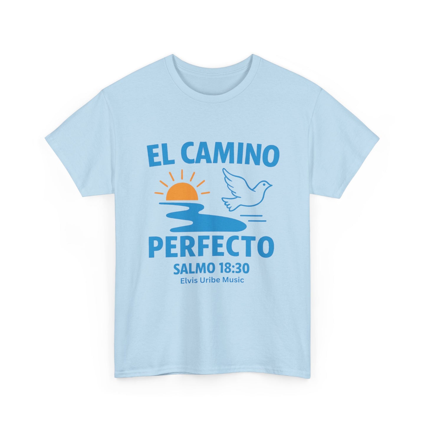 El Camino Perfecto Unisex Heavy Cotton Tee Christian T-Shirt -Camiseta
