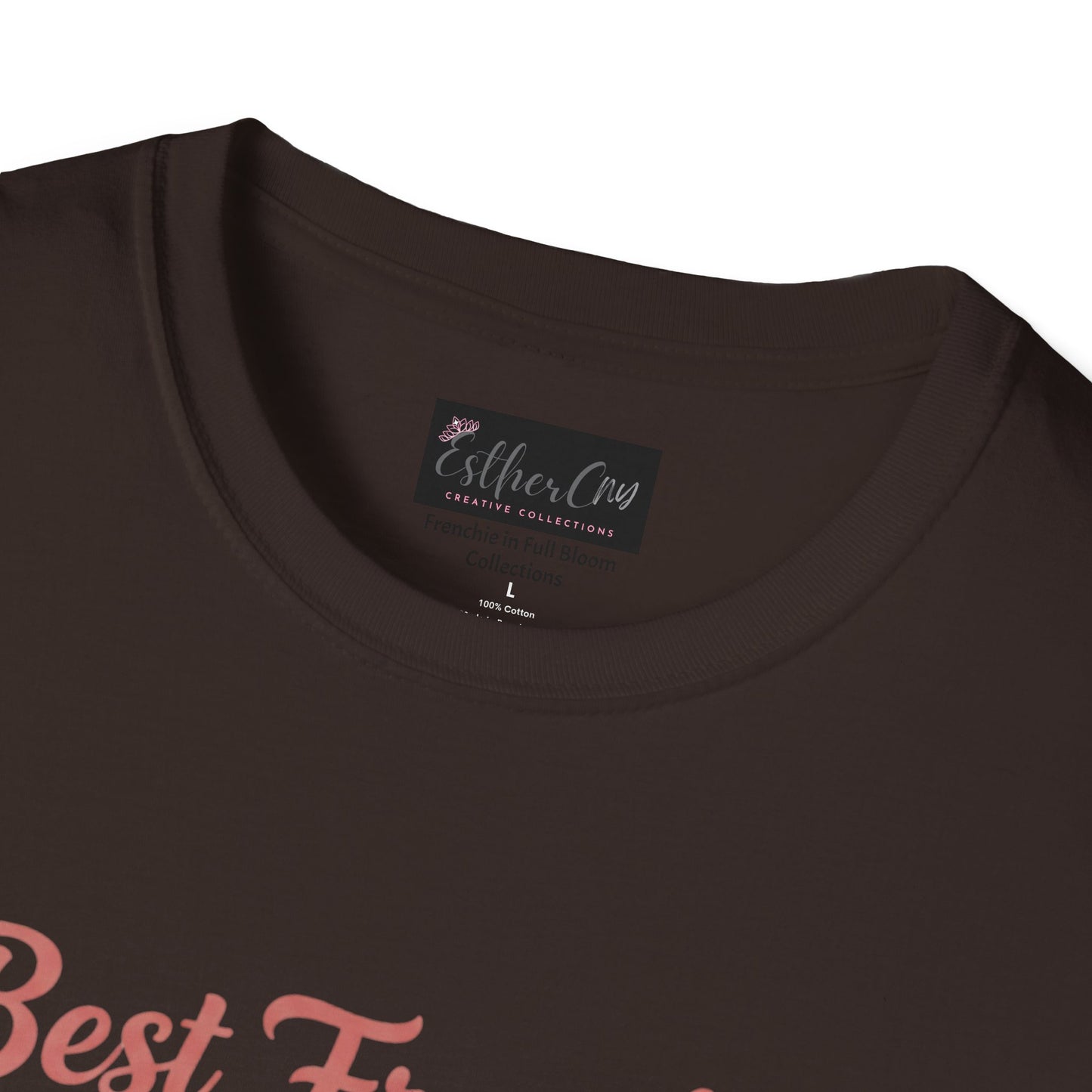 Best Frenchie Mom Ever T-Shirt — Cute French Bulldog Mom Tee (Fueled by Coffee & Frenchie Kisses)