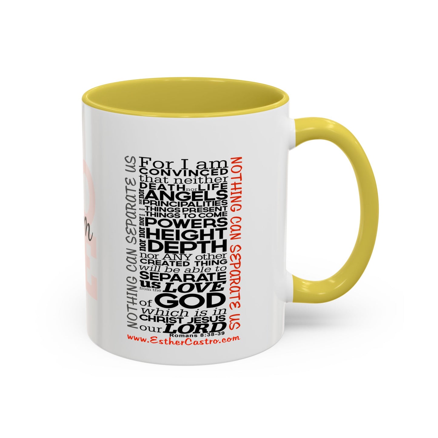 Nothing Can Separate Us Scripture Mug | Christian Coffee Mug, Romans 8, Love Mom
