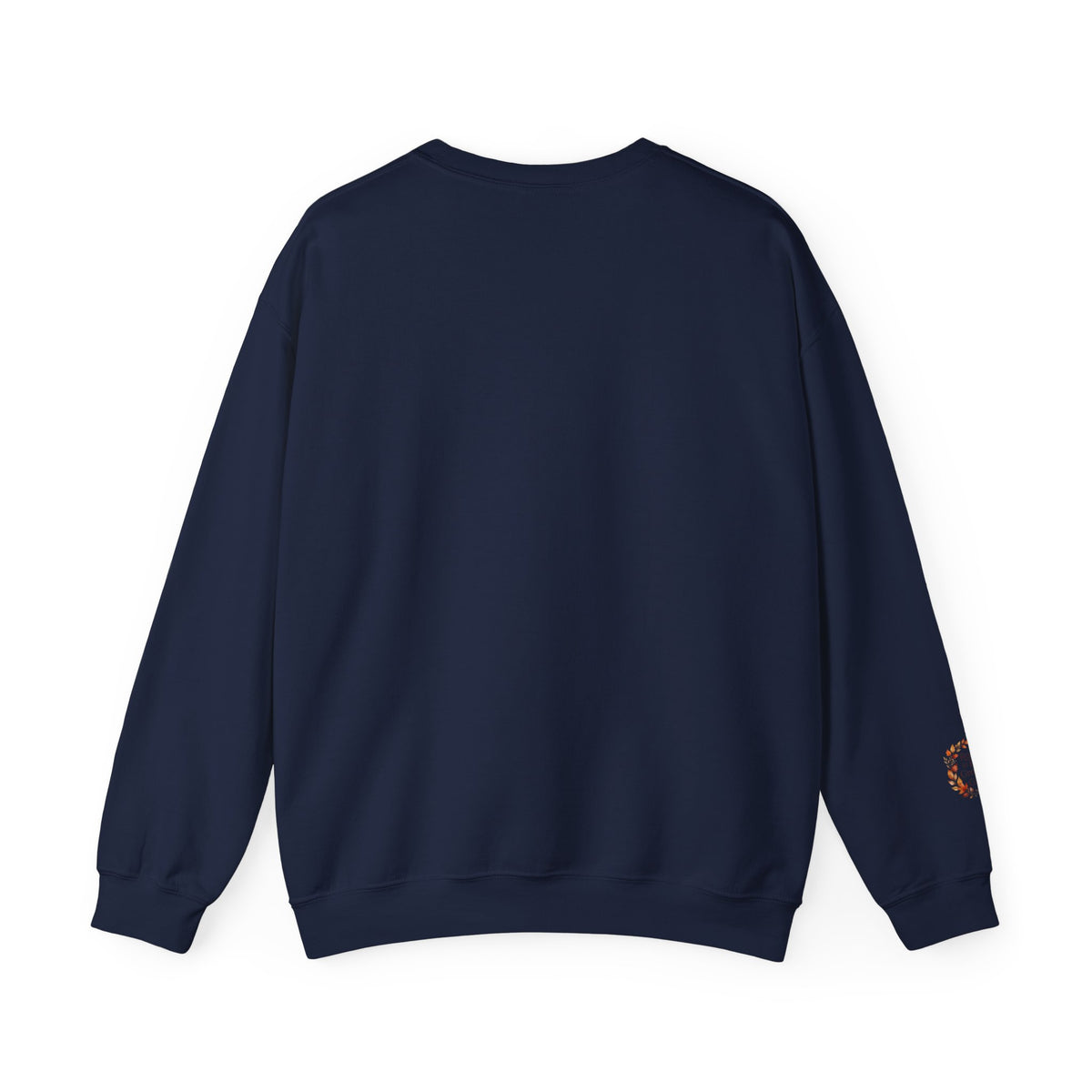 Faith-Inspired Crewneck Sweatshirt — "Rooted in Faith, Growing with Grace" Autumn Wreath