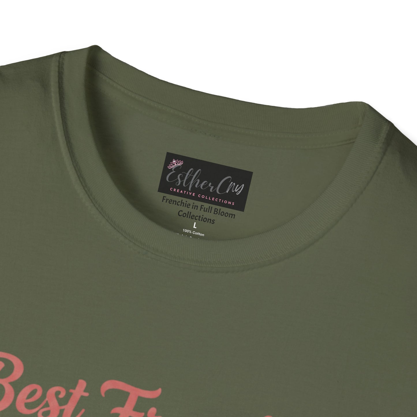 Best Frenchie Mom Ever T-Shirt — Cute French Bulldog Mom Tee (Fueled by Coffee & Frenchie Kisses)