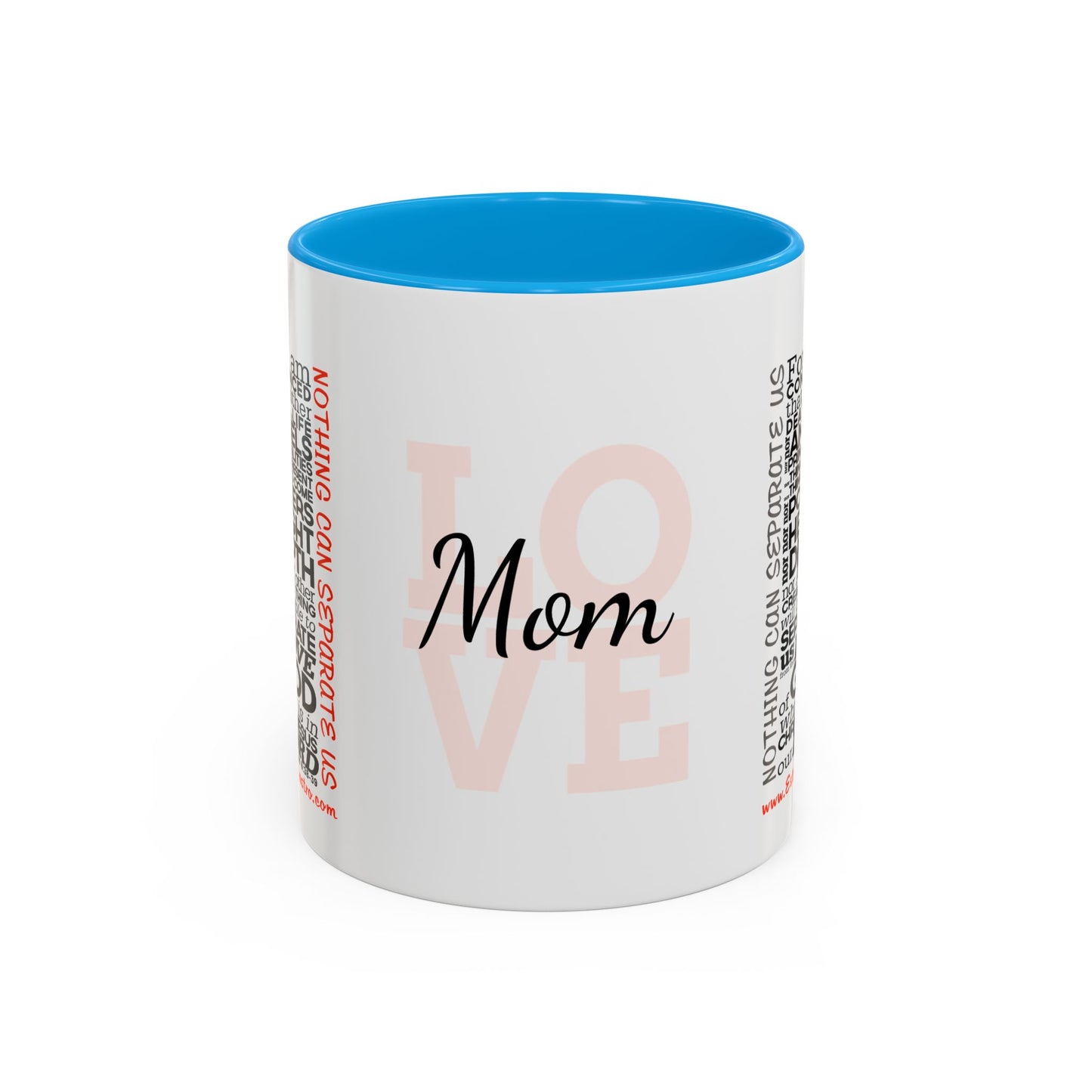 Nothing Can Separate Us Scripture Mug | Christian Coffee Mug, Romans 8, Love Mom