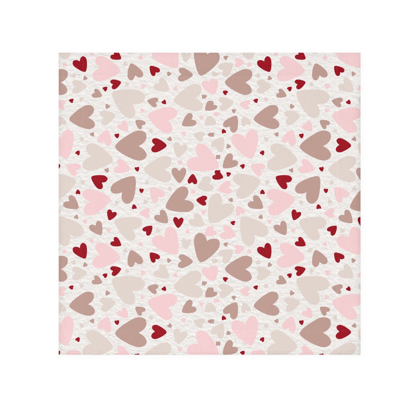 Camouflage Hearts Face Towel