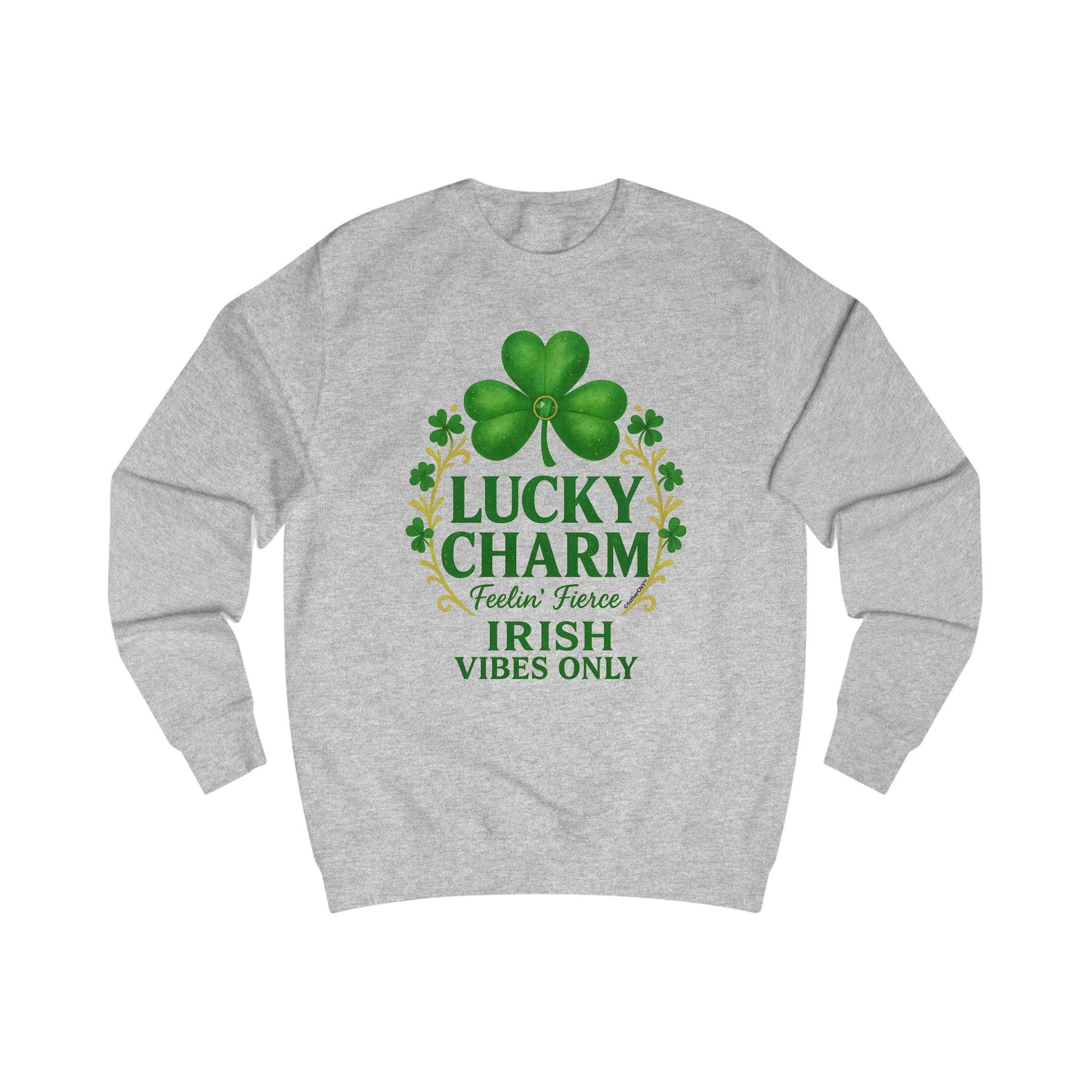 Lucky Charm Shamrock Sweatshirt — Irish Vibes St. Patrick's Day