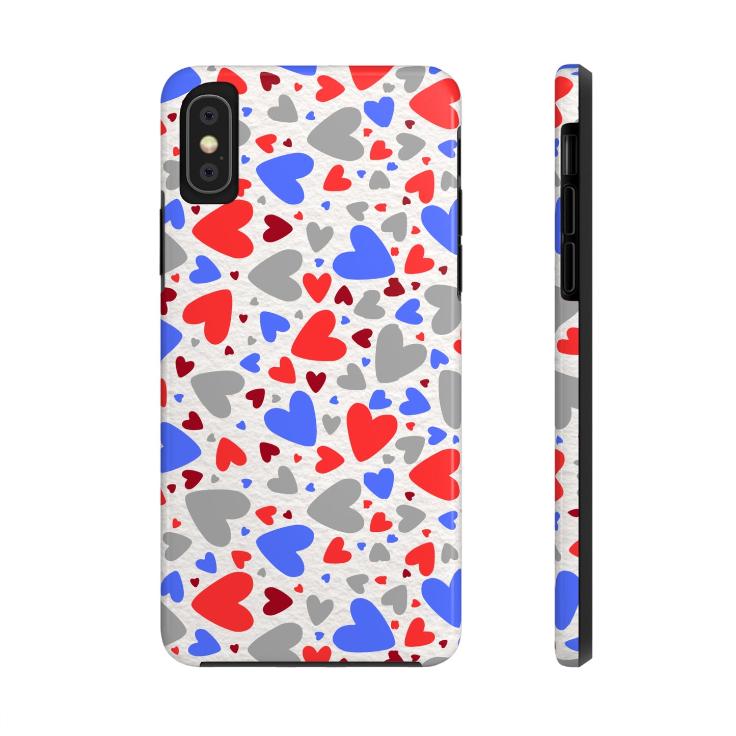 Lleno de corazones: fundas resistentes para teléfonos