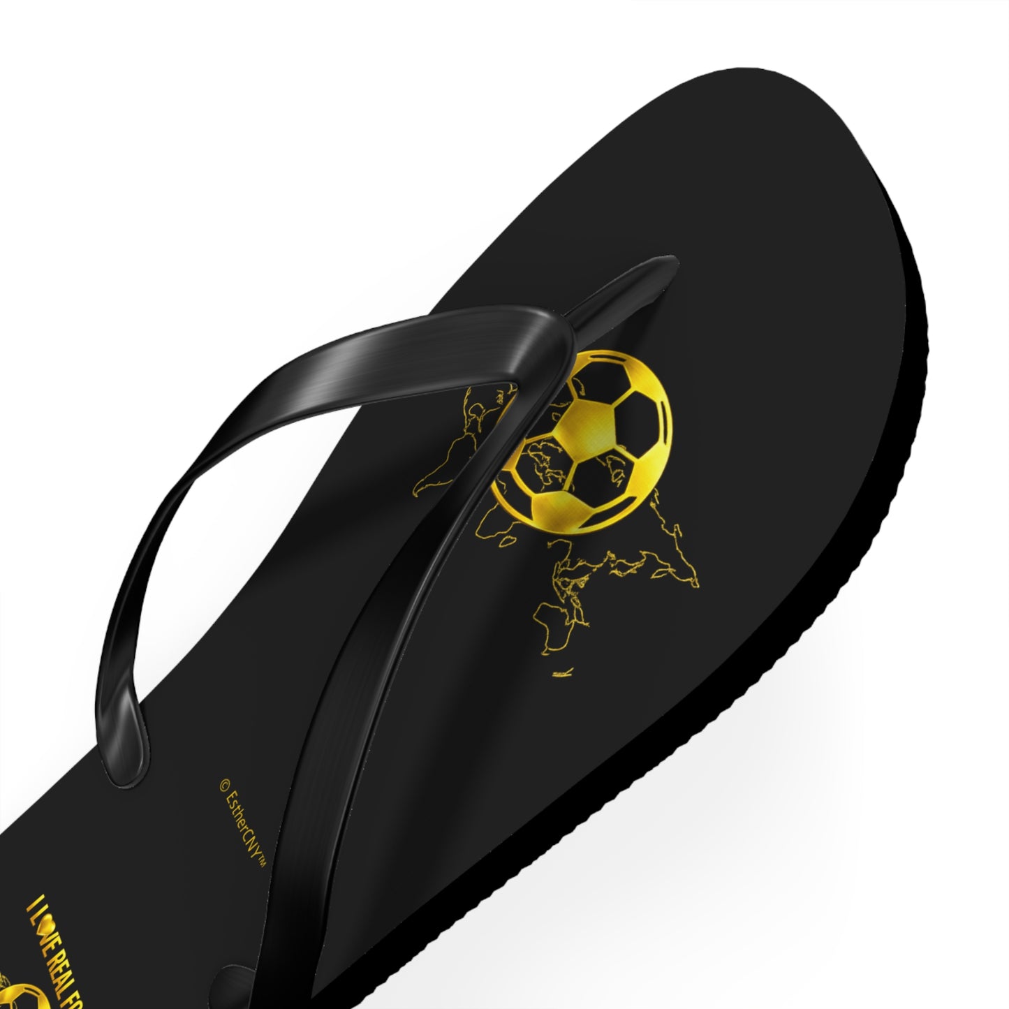 I Love Real Football Flip Flops | Football World Tour 2026