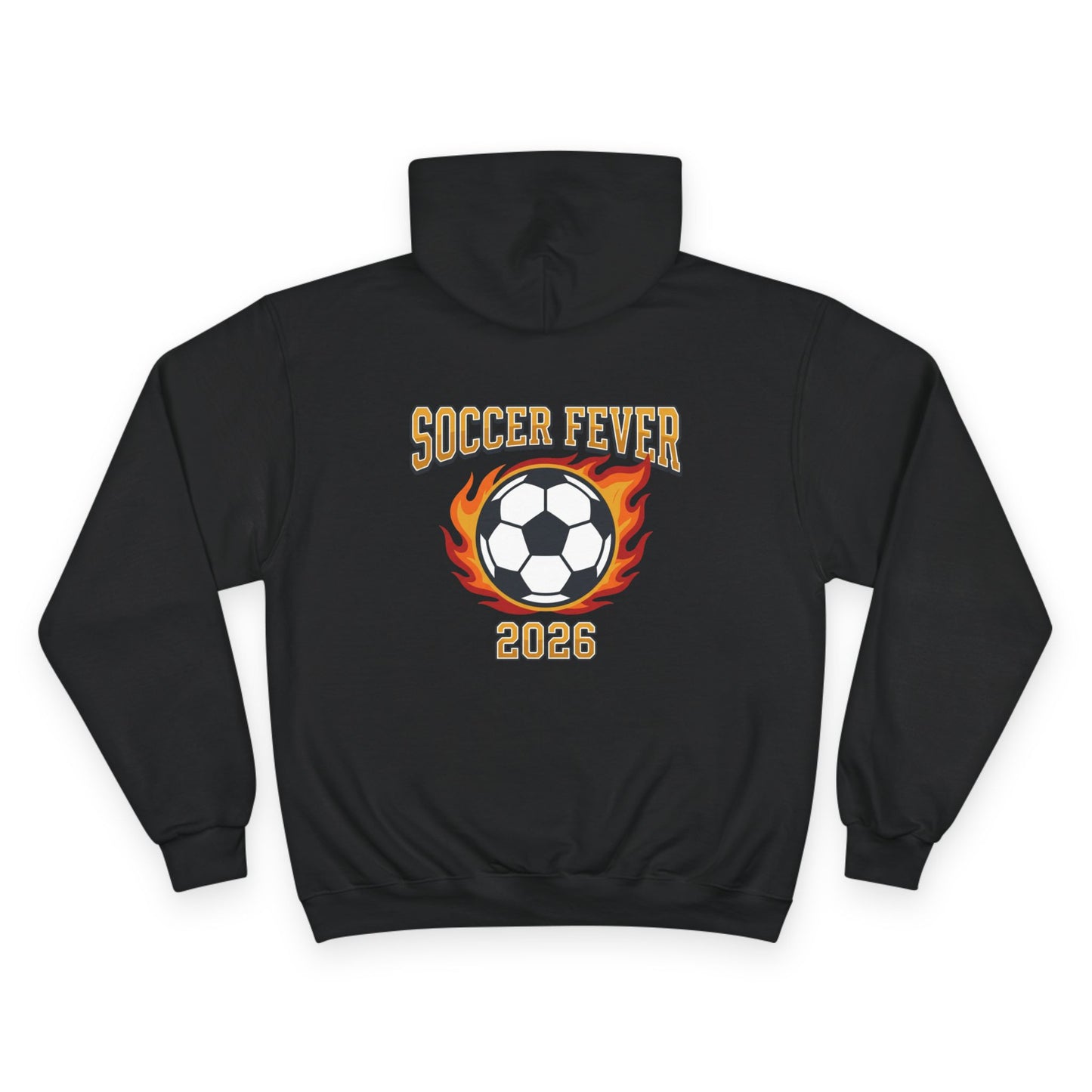 Soccer Fever 2026 Hoodie – Flaming Soccer Ball Championship Sweatshirt