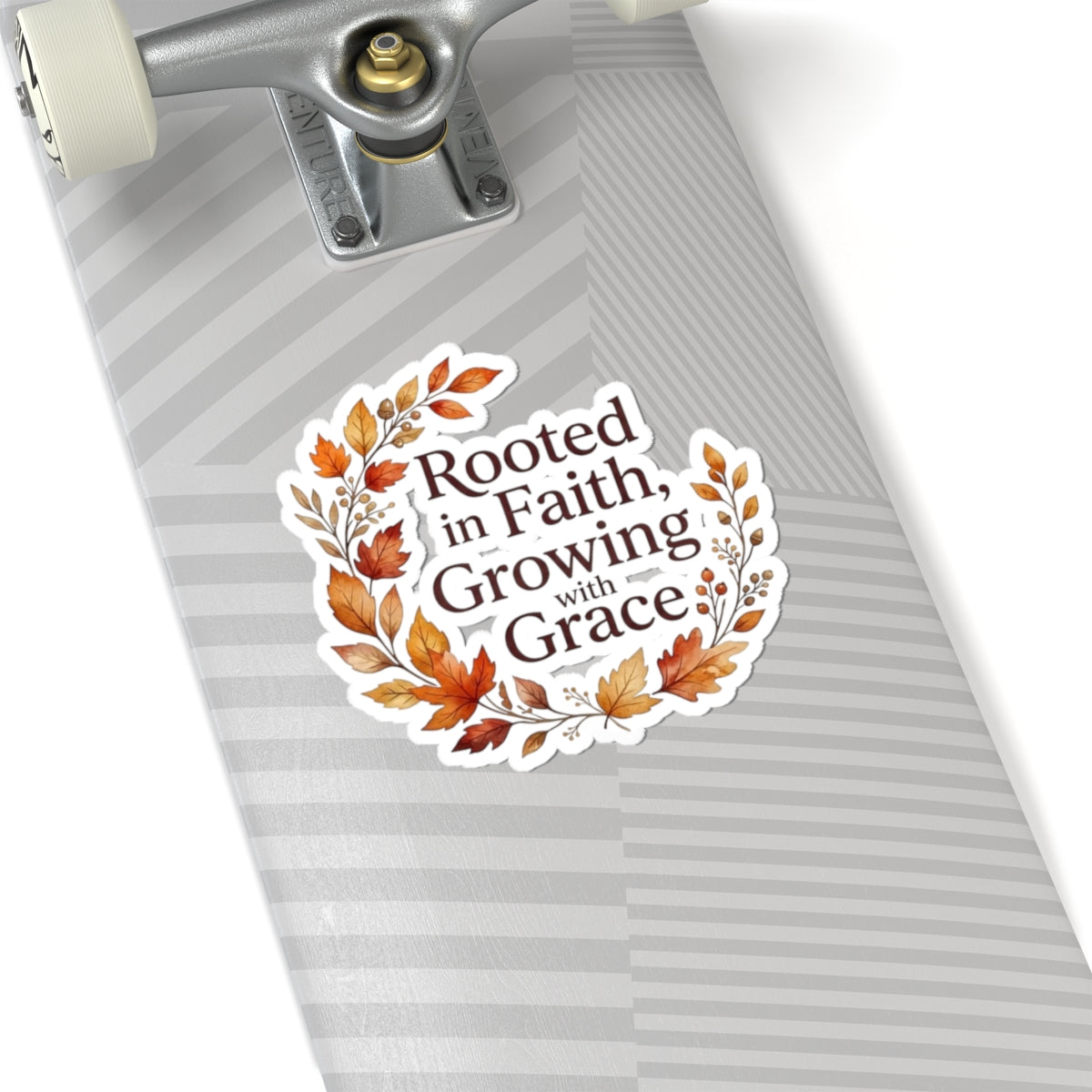 Rooted in Faith, Growing with Grace Fall Floral Sticker