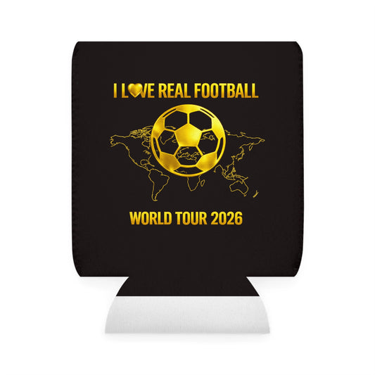 I Love Real Football Can Cooler Sleeve | World Tour 2026