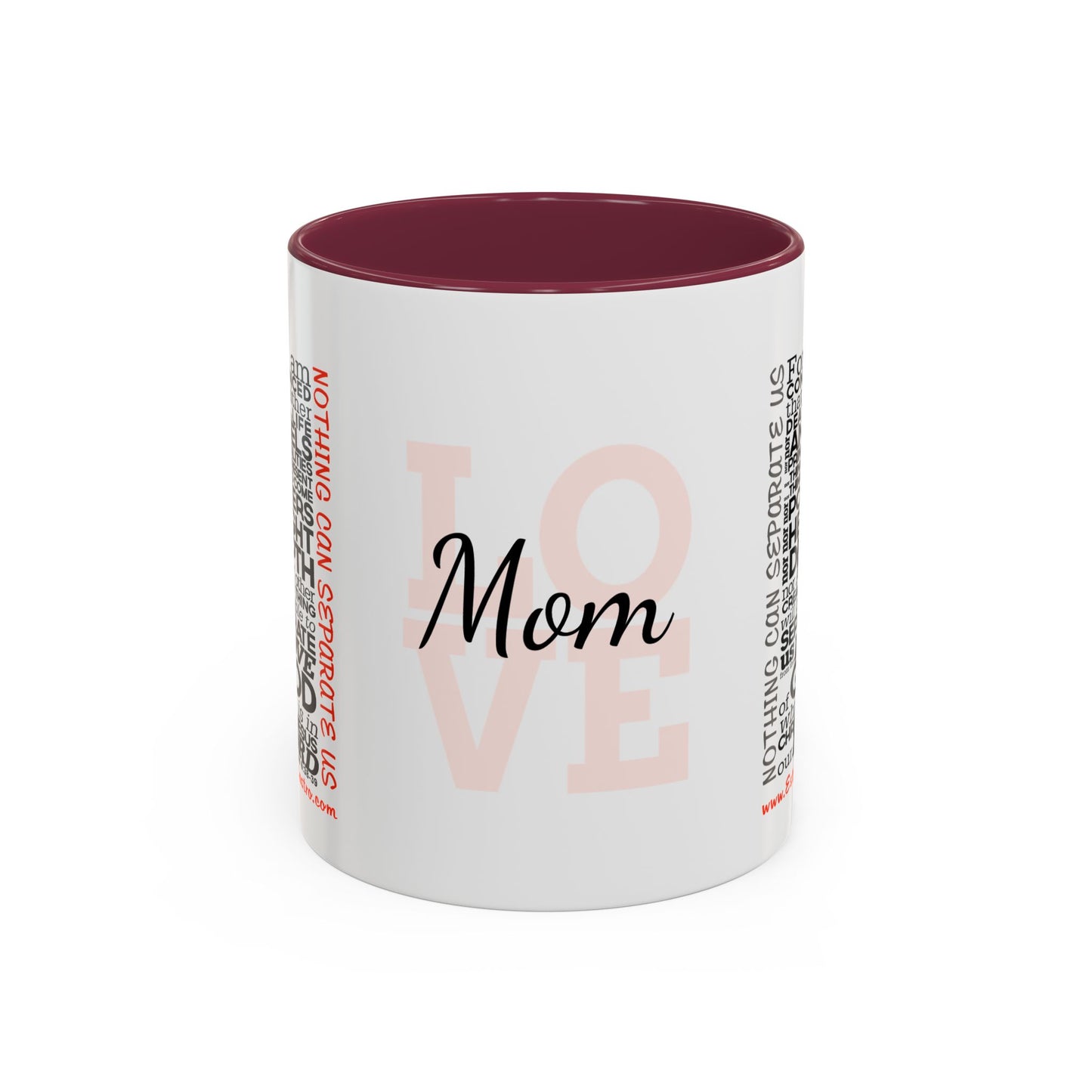 Nothing Can Separate Us Scripture Mug | Christian Coffee Mug, Romans 8, Love Mom