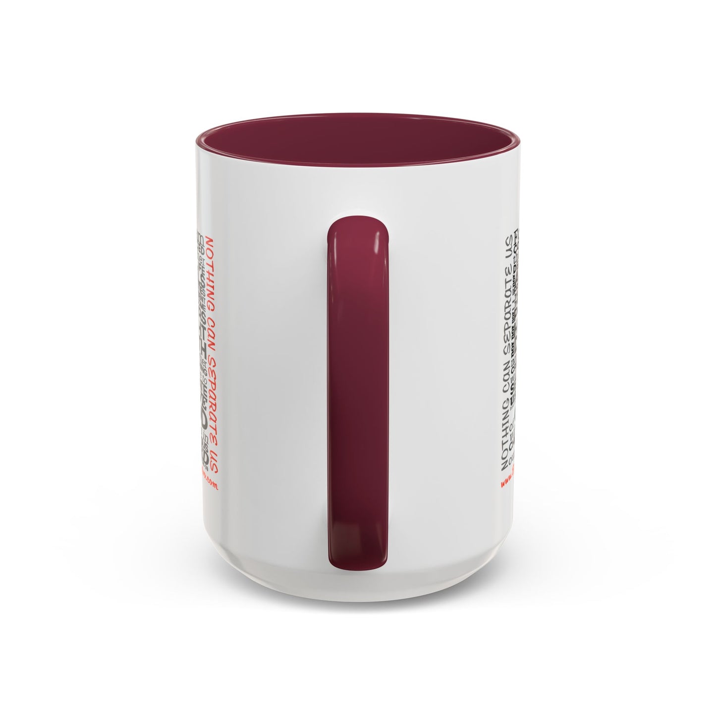 Nothing Can Separate Us Scripture Mug | Christian Coffee Mug, Romans 8, Love Mom