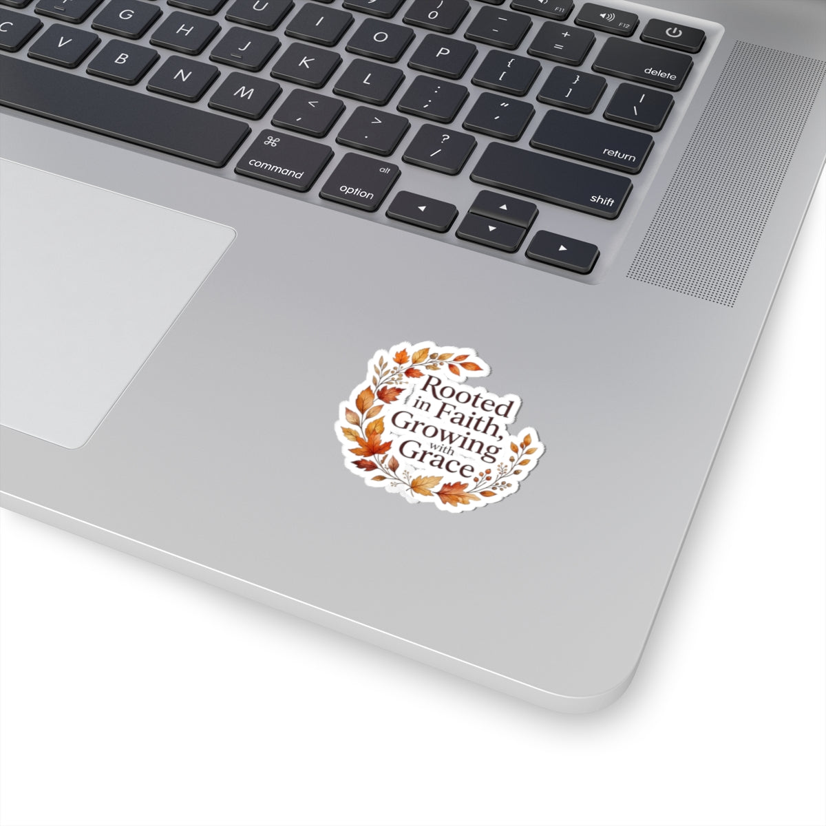 Rooted in Faith, Growing with Grace Fall Floral Sticker