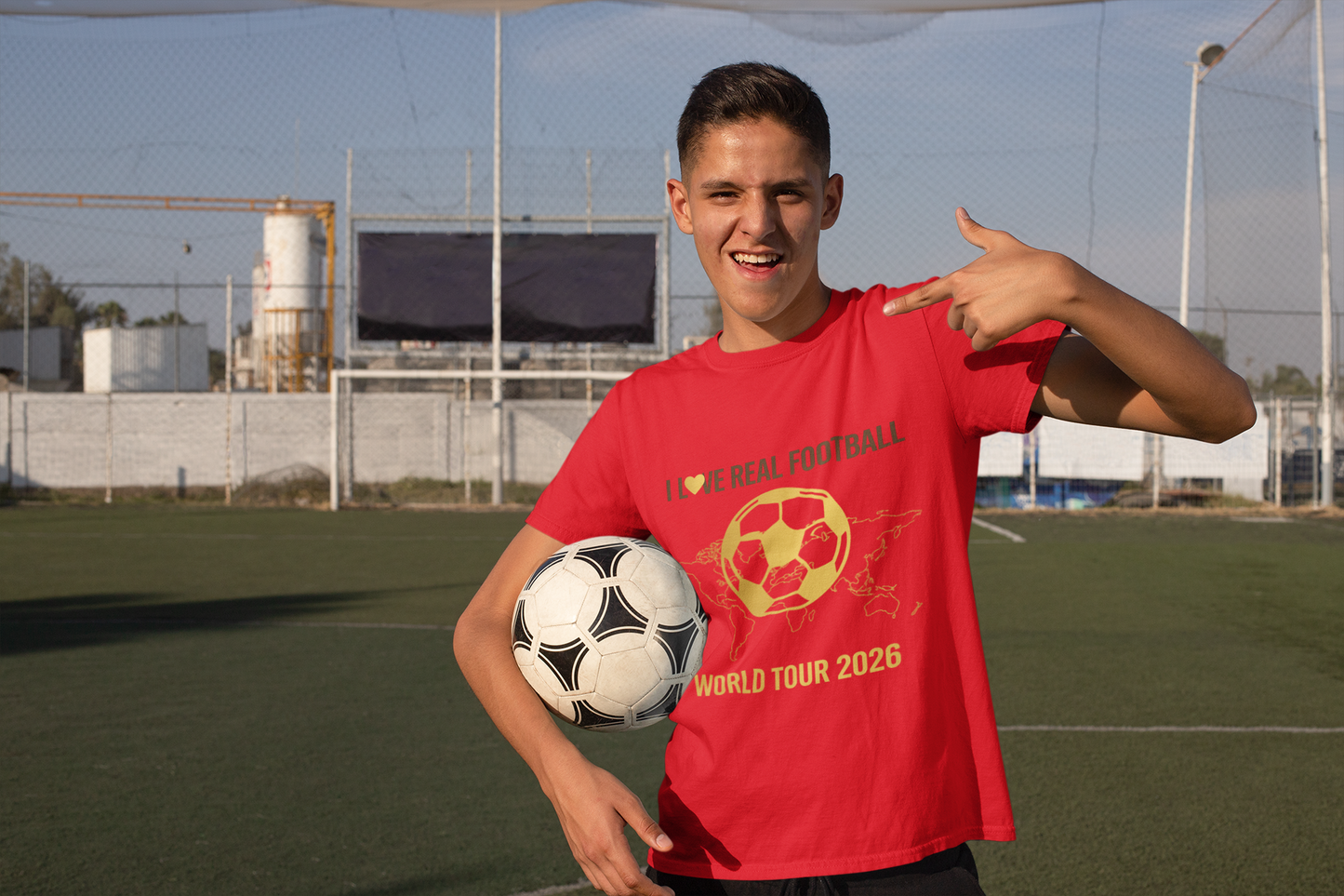 I Love Real Football World Tour 2026 -Men T-Shirt