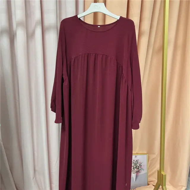 Abayas de color liso para mujer