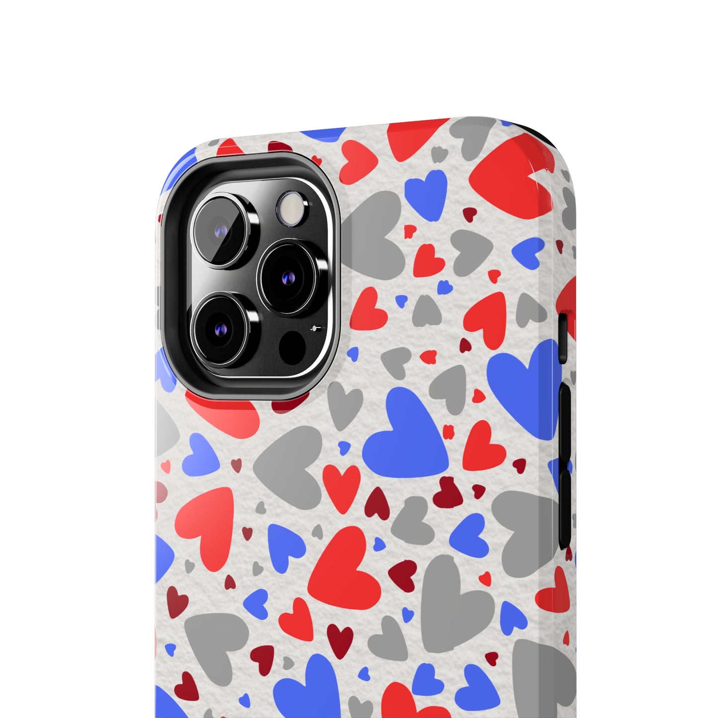 Lleno de corazones: fundas resistentes para teléfonos