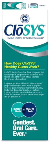 CloSYS Healthy Gums Oral Rinse Mouthwash - 32 Fl Oz