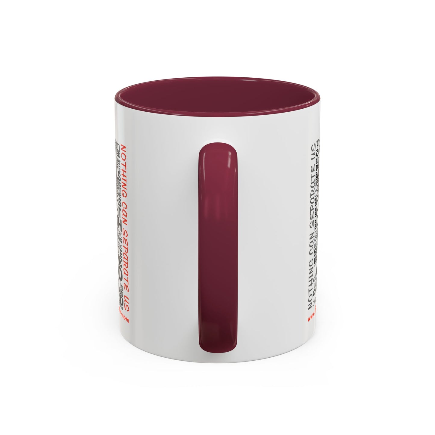 Nothing Can Separate Us Scripture Mug | Christian Coffee Mug, Romans 8, Love Mom