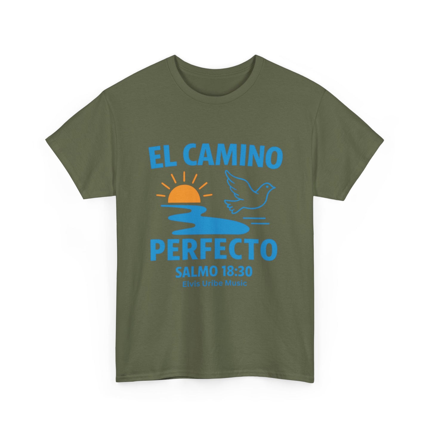 El Camino Perfecto Unisex Heavy Cotton Tee Christian T-Shirt -Camiseta