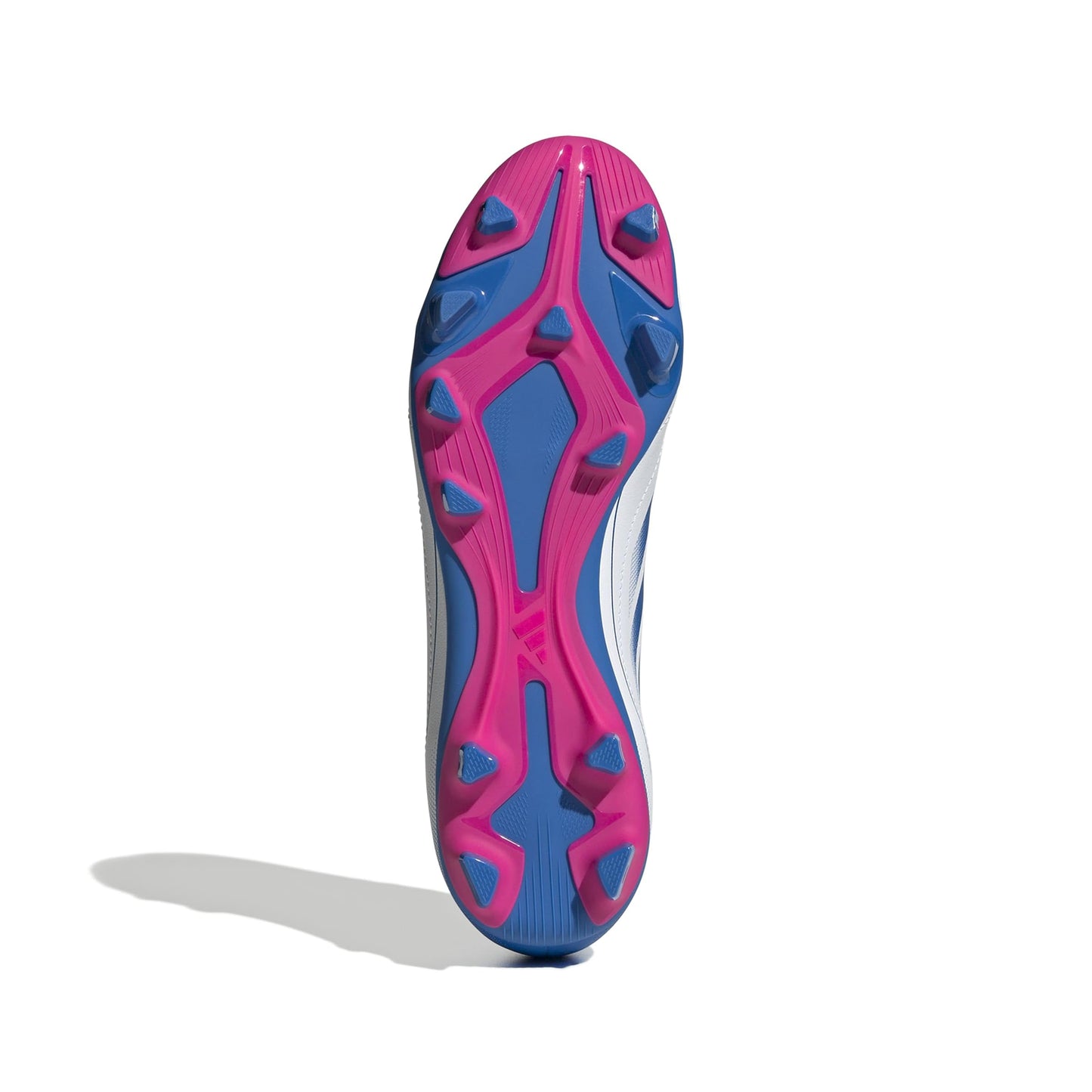 Adidas Unisex-Adult Goletto IX Firm Ground/Multi Ground Soccer, White/Bright Royal/Team Shock Pink, 10.5