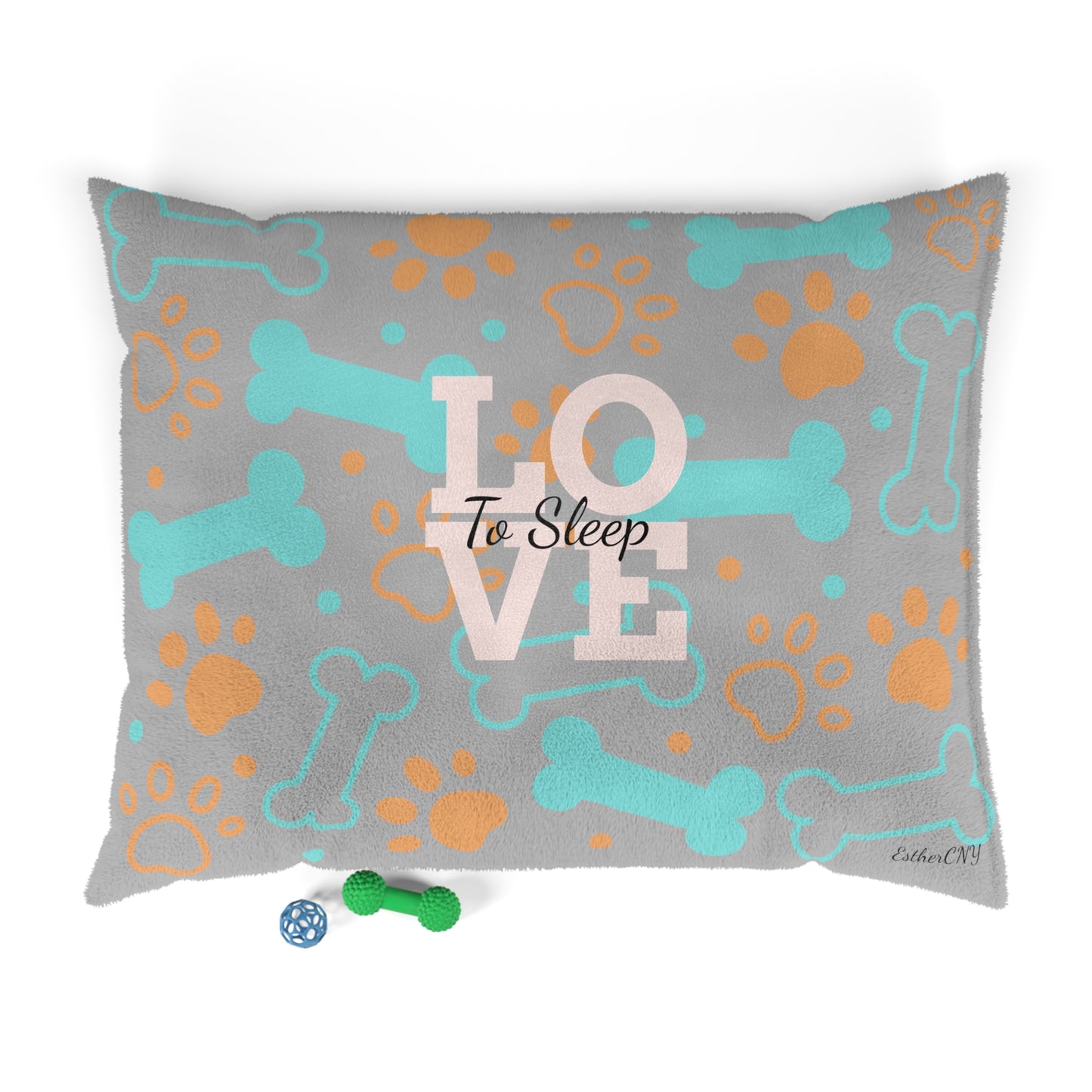 Pet Bed "Love to Sleep" dog pillow,