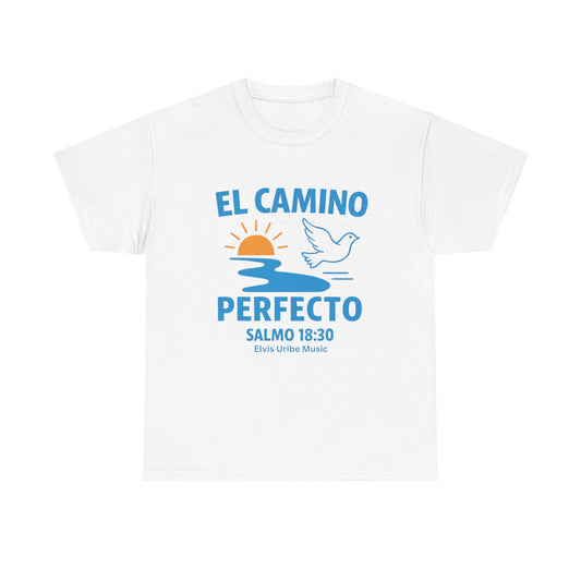 El Camino Perfecto Unisex Heavy Cotton Tee Christian T-Shirt -Camiseta