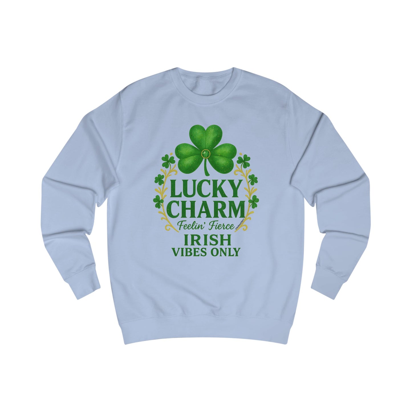 Lucky Charm Shamrock Sweatshirt — Irish Vibes St. Patrick's Day