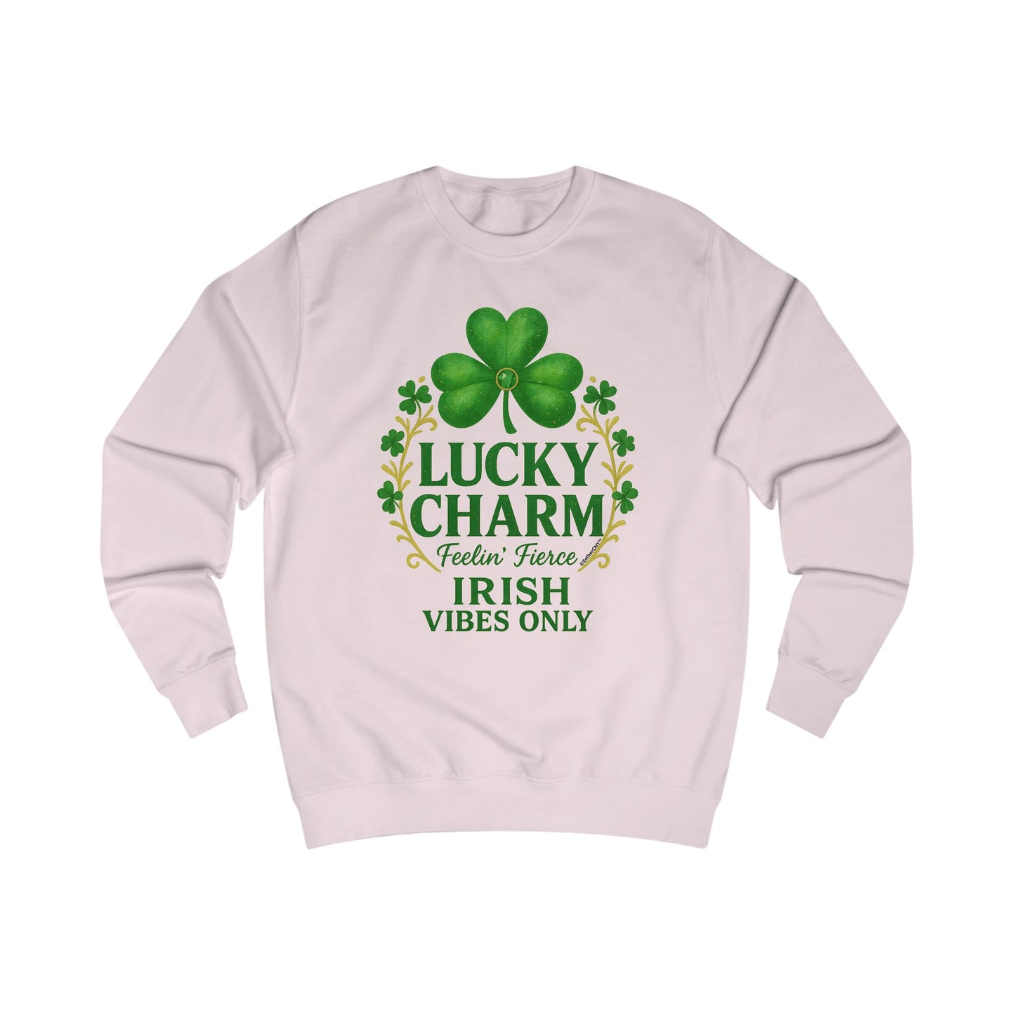 Lucky Charm Shamrock Sweatshirt — Irish Vibes St. Patrick's Day