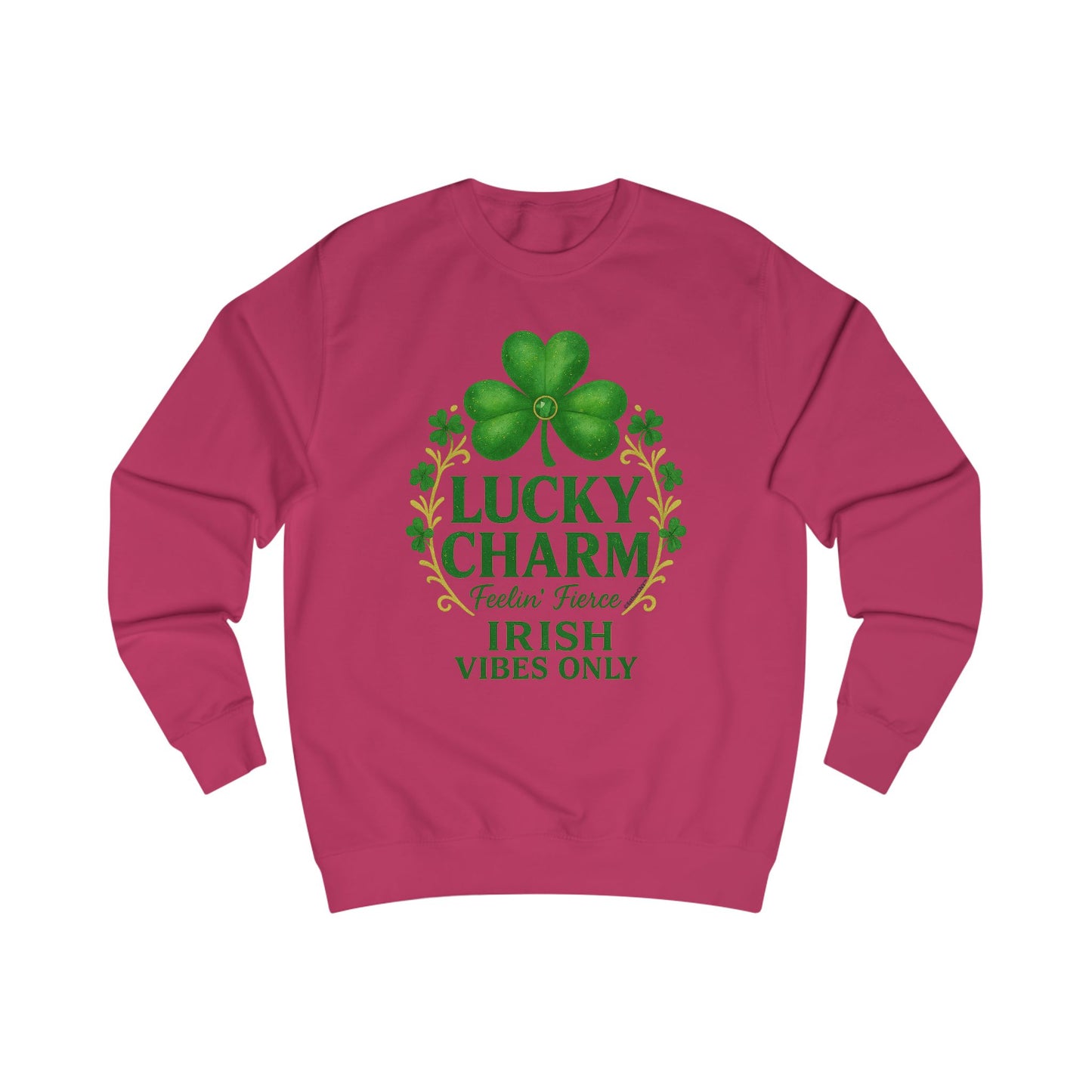 Lucky Charm Shamrock Sweatshirt — Irish Vibes St. Patrick's Day