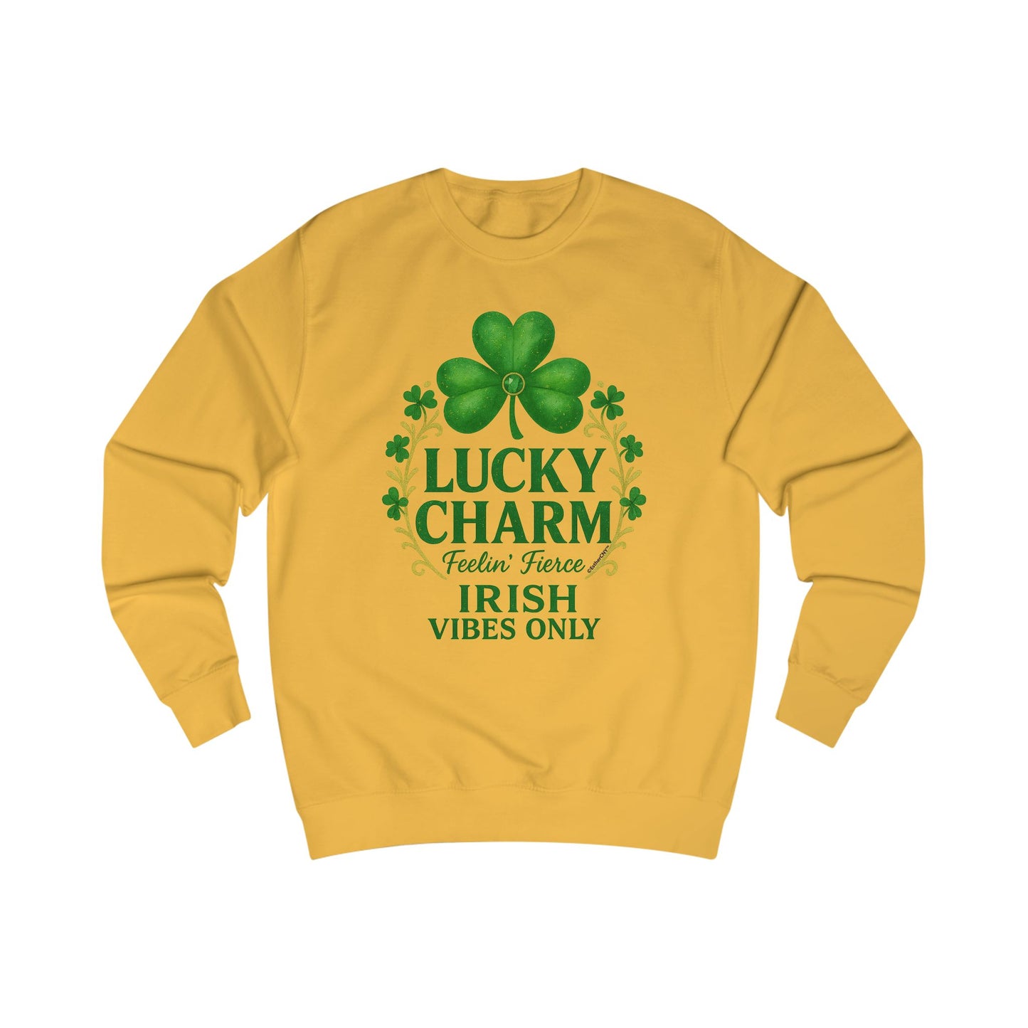 Lucky Charm Shamrock Sweatshirt — Irish Vibes St. Patrick's Day