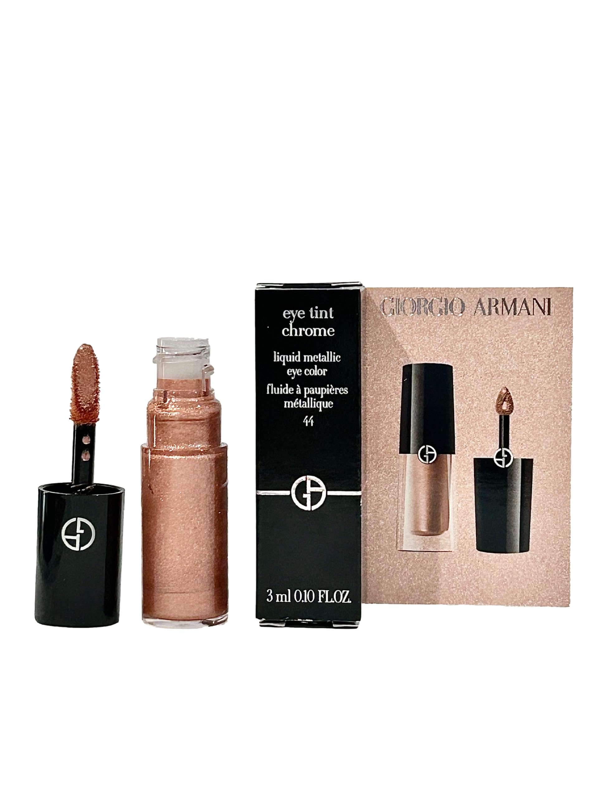 GIORGIO ARMANI MINI Eye Tint Chrome Liquid Metallic Eye Color # 44-3 m ...
