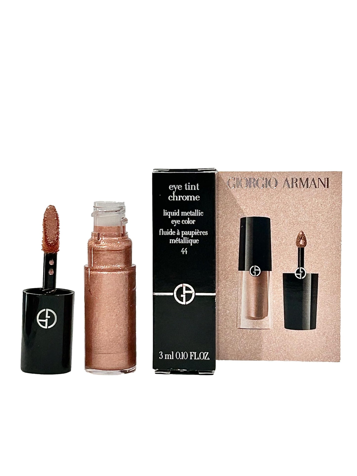 GIORGIO ARMANI MINI Eye Tint Chrome Liquid Metallic Eye Color # 44-3 ml / 0.10 FL oz (Small)