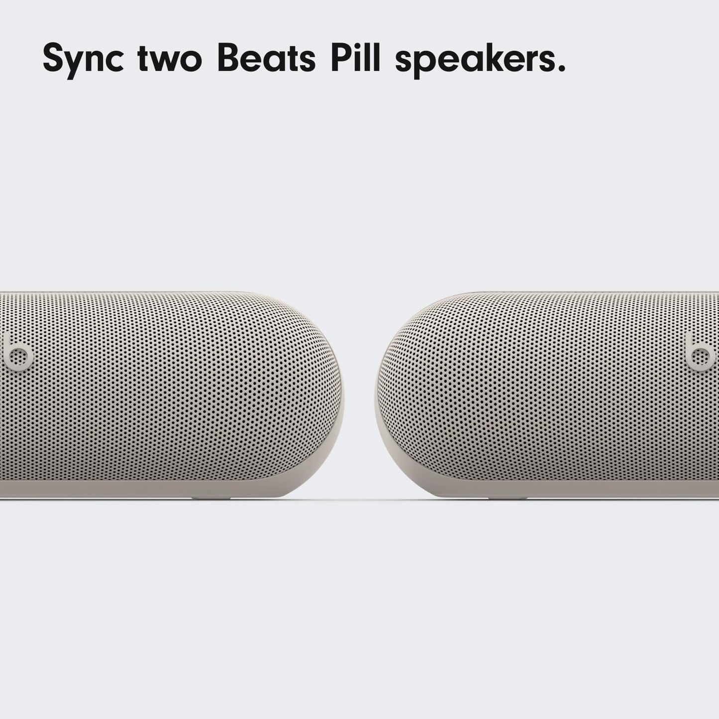 Beats Pill x Kim Kardashian - Wireless Bluetooth Speaker and Portable Charger via USB-C - Up to 24 Hours Battery Life, IP67 Water Resistant, Apple & Android Compatible, Built-in Mic – Light Gray