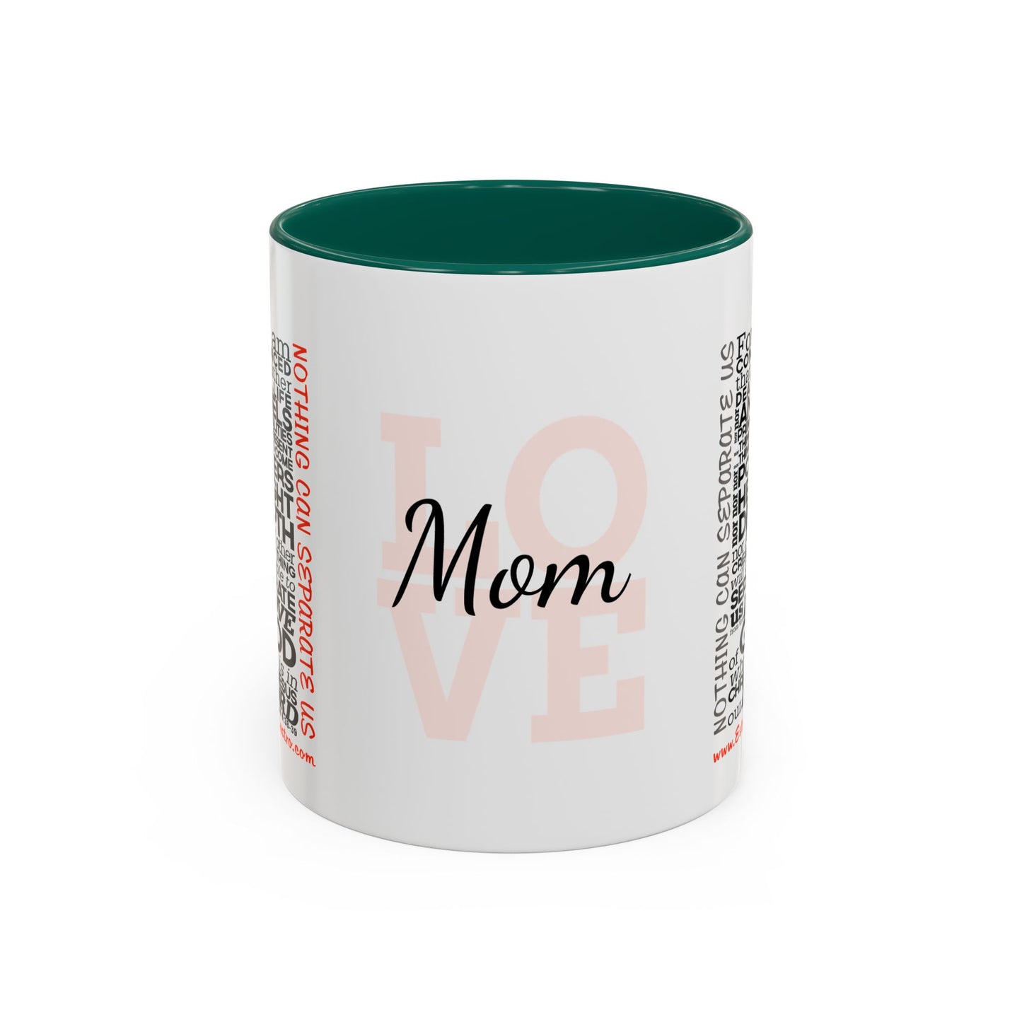 Nothing Can Separate Us Scripture Mug | Christian Coffee Mug, Romans 8, Love Mom