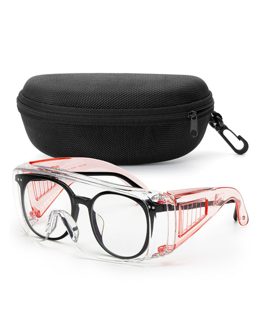 NCO- Safety Goggles Over Glasses, Protective Goggles, Safety Goggles Anti Fog, Work, Safety Glasses Over