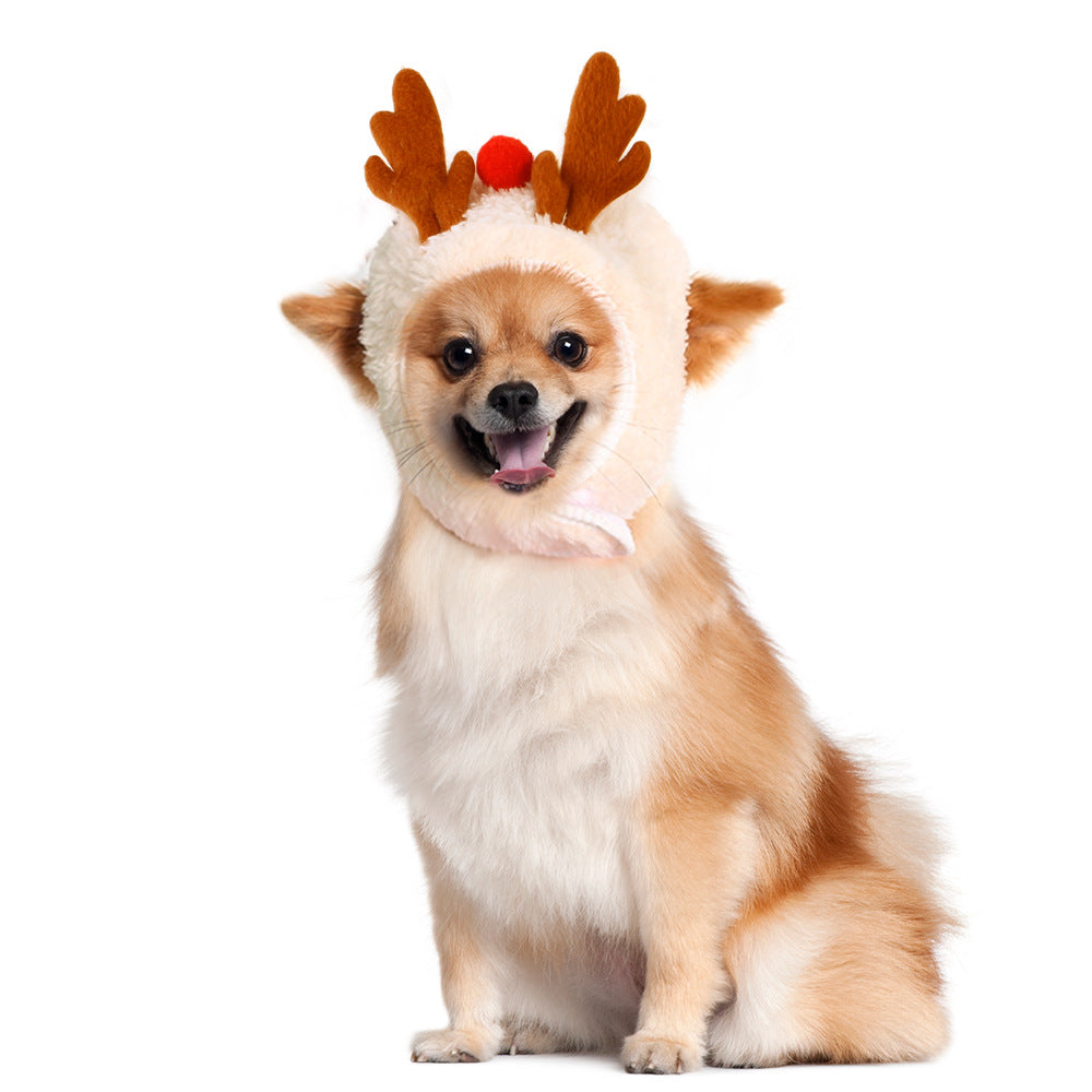 Disfraz navideño de mascota lindo y divertido para mantenerse abrigado en invierno