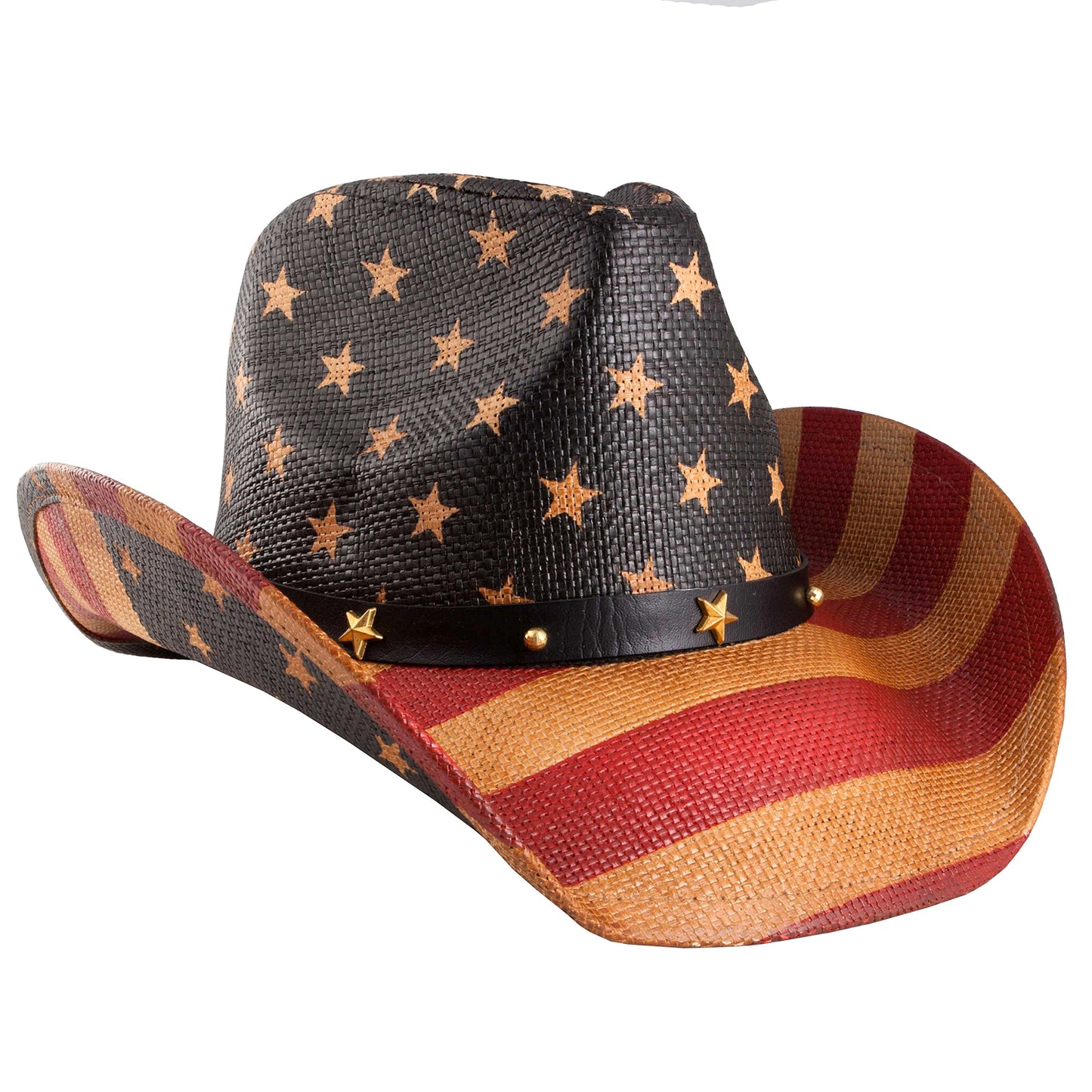 grinderPUNCH Western Outback Cowboy Hat Men's Women's Style Classic Straw Western Cowgirl Hat
