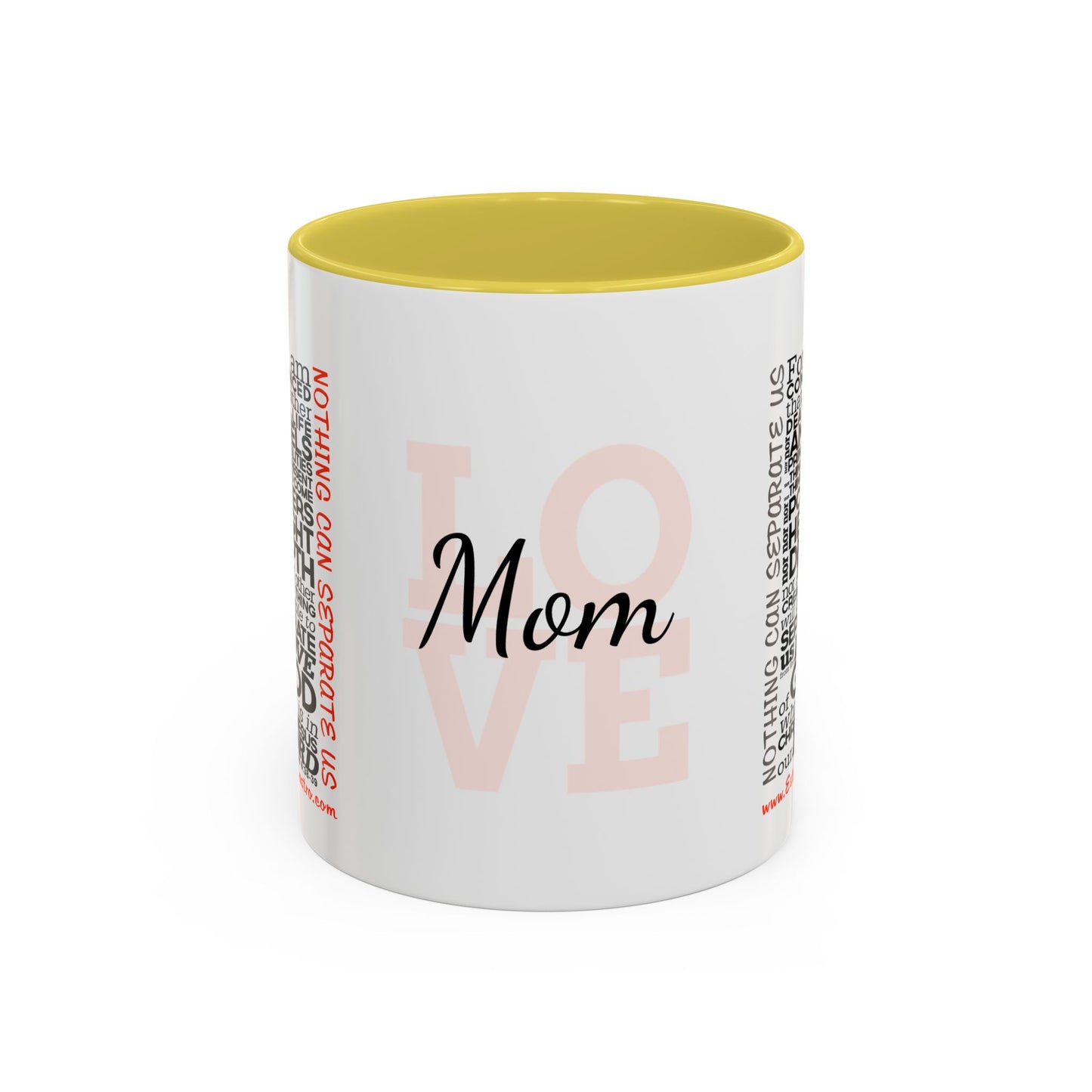 Nothing Can Separate Us Scripture Mug | Christian Coffee Mug, Romans 8, Love Mom