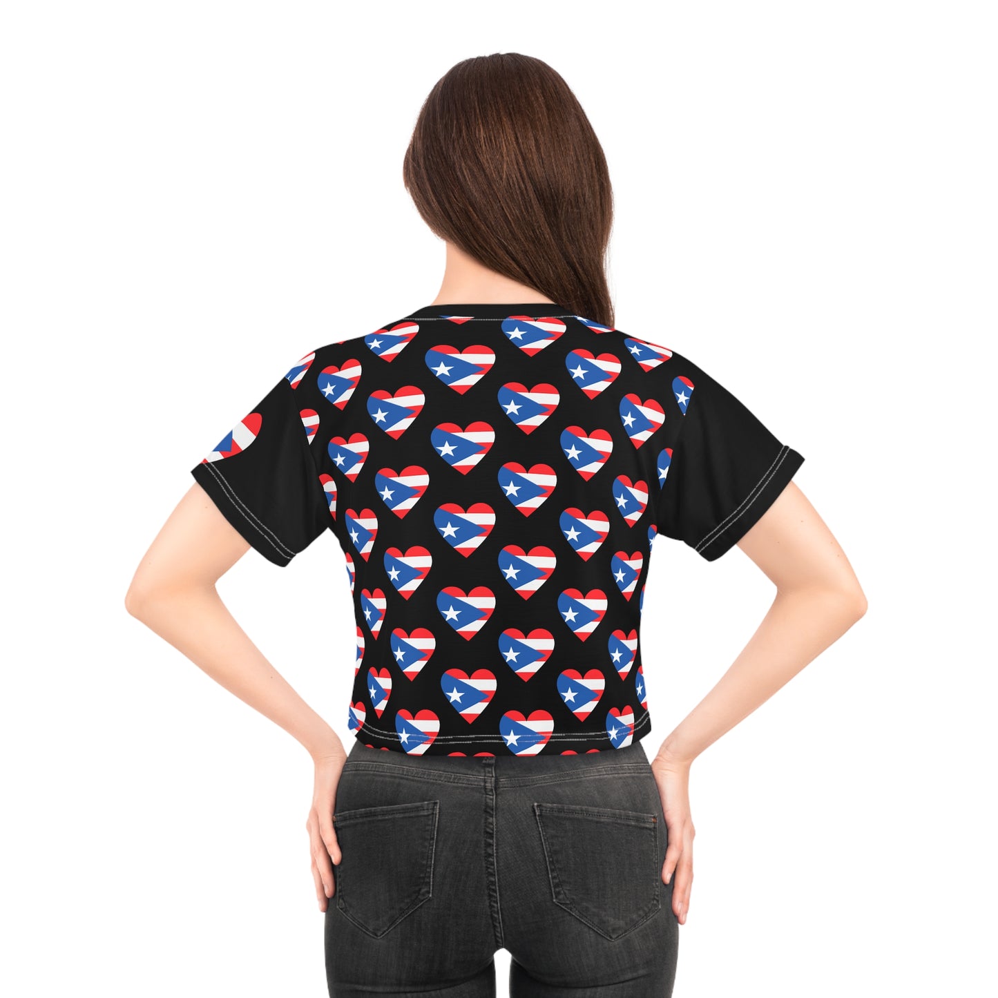 Puerto Rico "Isla del Encanto" Crop Tee — Women's Top