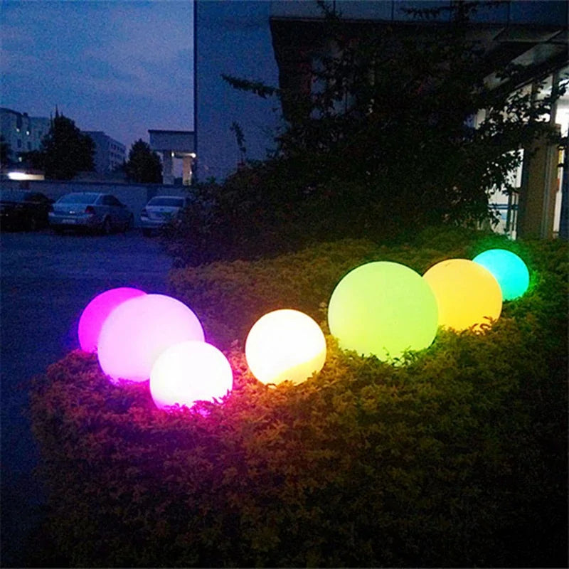 Waterproof Garden Ball Lights For Outdoor